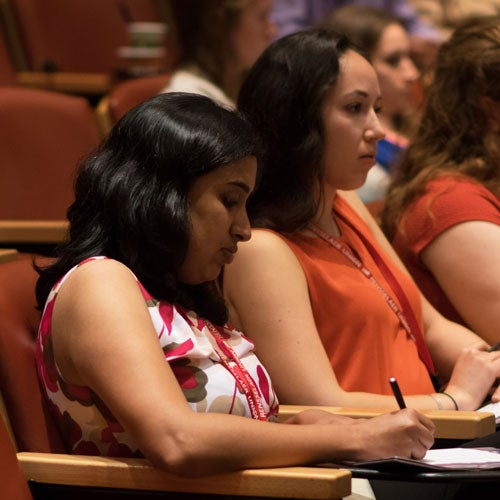 Two grad students participate in the Graduate Student Research Symposium
